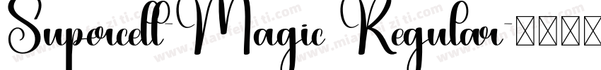 Supercell-Magic Regular字体转换